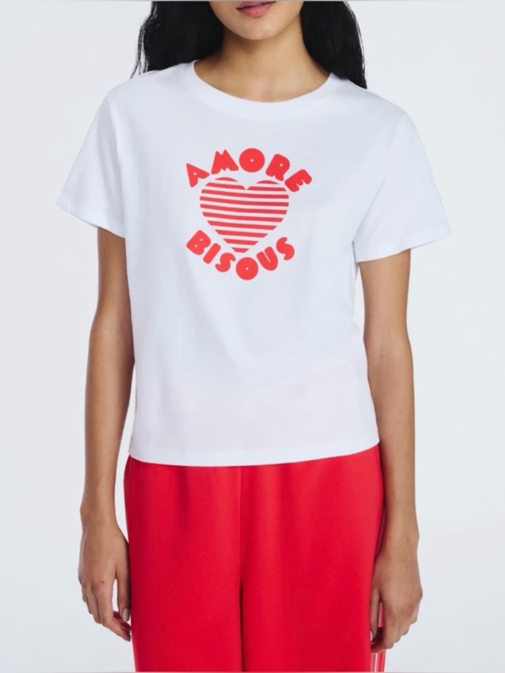 Free Assembly Amore Bisous Graphic Tee NWT